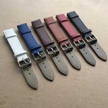 Watch Band Genuine Leather straps 18mm 20mm 14mm 16mm 22mm woman watch accessories men High Quality Brown colors Watchbands 2024 - buy cheap