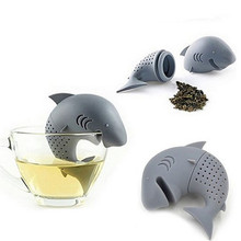 Infusor de tubarão para chá, acessório de cozinha com filtro de ervas para chá e café 2024 - compre barato