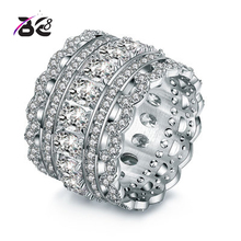 Be 8 Unique Design Hot Sale AAA CZ Ring Paved Austrian Zircon Fashion Women Ring Jewelry anillos mujer R109 2024 - buy cheap
