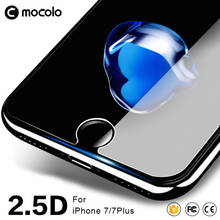Mocolo Tempered Glass Film For iphone 7 Glass 2.5D Curved 0.33mm 9H Screen Protector For iphone 6 6S 7 Plus XS Max XR glass film 2024 - buy cheap