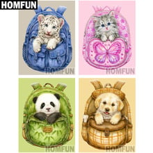 HOMFUN Full Square/Round Drill 5D DIY Diamond Painting "cartoon animals" Embroidery Cross Stitch 5D Home Decor Gift A01024 2024 - buy cheap