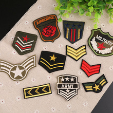 Bobitree emblemas militares do exército 11 unidades, bordados de ferro em diy acessórios 2024 - compre barato