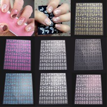 108pcs Fashion Flower Nail Art Sticker Salon DIY Fingernail Design Drawing Nail Stickers Manicure Tips Decals Sticker Decoration 2024 - buy cheap