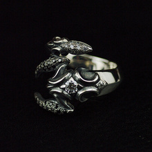 Thailand jewelry  retro 925 Sterling Silver Ring with poisonous scorpion, Thai Silver Ring 2024 - buy cheap