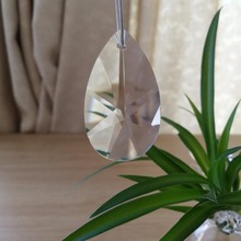 15units 50mm K9 Glass Crystal Chandelier Pendant Luxury Cristal Pear Shape Glass Drop Prism Suncatchers Part 2024 - buy cheap