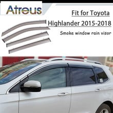 Atreus 1set ABS For 2015-2018 Toyota Highlander 50 XU50 Accessories Car Vent Sun Deflectors Guard Smoke Window Rain Visor 2024 - buy cheap