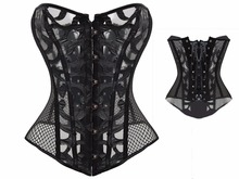 Corset Waist trainer corset Steampunk Gothic Sexy Burlesque Costume Mesh Shaper Corselet Plus Size XS-6XL Sexy Lingerie Corset 2024 - buy cheap