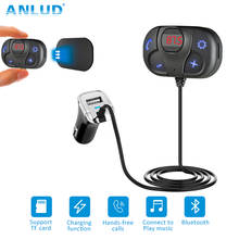 ANLUD Wireless Bluetooth Car Kit FM Transmitter Modulator Handsfree Audio Music Player USB Car Charger Bluetooth FM Transmitter 2024 - buy cheap