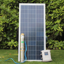FREE PUMP CONTROLLER with MPPT function submersible solar pump 400W solar submersible pump for irrigation 48V solar pump water 2024 - buy cheap