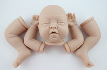 Molde para muñecas de silicona recién nacidas para bebés, moldes de muñecos de simulación para bebés, molde para juguetes para bebés con iluminación, molde de juguetes para chico para Baby Shower 2024 - compra barato