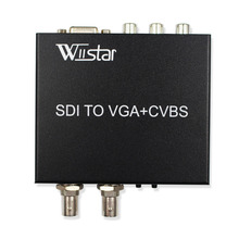 Wiistar-Adaptador convertidor SDI a VGA CVBS/AV, SD/HDI/3G-SDI a AV VGA SDI, compatible con 1080P para Monitor/cámara/pantalla 2024 - compra barato