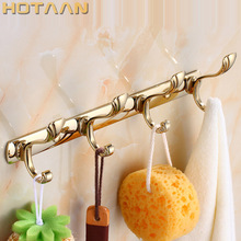 Robe hook, elegant bathroom Hooks  Wall Mounted Hanger Rack Clothes Hat Robe Holder Bathroom Kitchen Home Organizer YT-3009-4 2024 - buy cheap