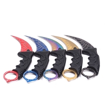 Karambit Knife CS GO Training Survival Pocket Knife Fixed Blade Game claw knife Stainless Steel Outdoor Camping EDC Tools 2024 - buy cheap