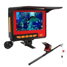 Подводная камера для подледной рыбалки 720P, рыбопоисковый видеоэхолот, ЖК-монитор 4,3 дюйма, кабель 20 м 2024 - купить недорого
