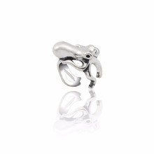 Панк кольца животных для мужчин хип-хоп вечерние кольца осьминога женские ювелирные изделия 3D Регулируемые кольца с Осьминогами Рождественский подарок унисекс 2024 - купить недорого