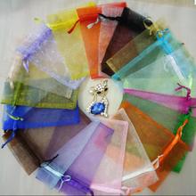 Hot Sale 200pcs 10x15cm organza drawstring bags jewelry Packaging Bags Wedding Christmas party Gift Bag  drawstring Yarn bags 2024 - buy cheap