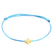 Adjustable 18-30CM 2019 Lucky Golden Cross Heart Bracelet For Women Children Red String Handmade Bracelet DIY Jewelry 2024 - buy cheap