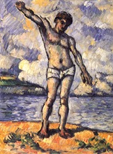 Paul Cezanne Oil Painting Reproduction,handmade oil painting,man-standing-arms-extended,canvas oil painting,landscape oil paint 2024 - buy cheap