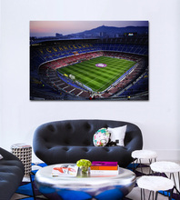 Nou acampamento futebol noite estádio de futebol arte cartazes na parede imagem casa sala estar decoração para o quarto yr367 2024 - compre barato