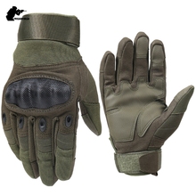 Армейские военные тактические перчатки с сенсорным экраном, пейнтбол, страйкбол, стрельба, боевые противоскользящие велосипедные жесткие перчатки на концах пальцев 2024 - купить недорого