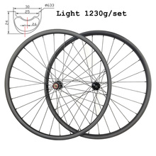 1230g 29er Lefty 2 carbon wheelset 30mm outer 25mm inner XC mountain bike offset new F-SI bicycle wheel 650B 27.5in to choose 2024 - buy cheap