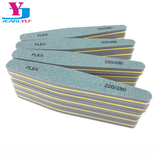 New Style 10PC Nail File 220/280 Grit Sanding Buffer Block Pedicure Manicure Buffing Polish Beauty Tools Professional Nail Files 2024 - buy cheap