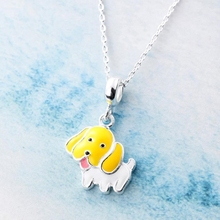 Sole Memory Cute Dog Mini Fresh Student Gift 925 Sterling Silver Clavicle Chain Female Necklace SNE390 2024 - buy cheap