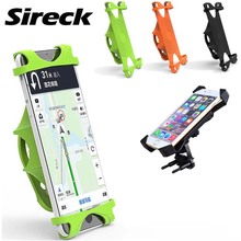 Sireck-Soporte de teléfono móvil para bicicleta, accesorio para manillar de bicicleta, de silicona, 4-6/3,5-7 pulgadas 2024 - compra barato