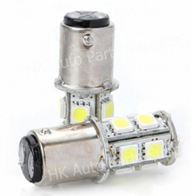 Nuevo 1157 base 13smd 13led 13 SMD 5050 LED señal trasera de giro y freno bombilla de luz blanca de la lámpara Auto led Bombilla para coche 12V # k 2024 - compra barato