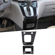 Для Nissan NV200 Evalia, углеродное волокно, АБС-пластик, внутренняя панель переключения передач, накладка на панель, отделка интерьера Аксессуары для приборной панели 2024 - купить недорого