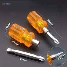 Wholesale 5*75MM Double Head Screwdriver Slotted And Phillips For Repairing Disassemble Tool Magnetic Screwdriver 2024 - compre barato