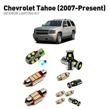 Светодиодные интерьерные лампы для Chevrolet tahoe 2007 + 14 шт. светодиодные лампы для автомобилей комплект освещения автомобильные лампы Canbus 2024 - купить недорого