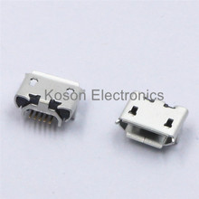 10pcs Micro USB Connector Jack Female Type 5Pin SMT Tail Charging socket PCB Board High Quality 2024 - buy cheap