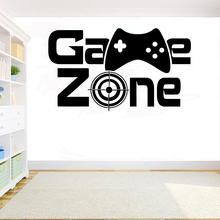 Pegatina de vinilo para Gamer Ps4 x-box Game Zone Eat Sleep Game Controller, calcomanía de pared para videojuegos, decoración para dormitorio de niños, G928 2024 - compra barato