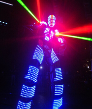 Бесплатная доставка, светодиодный робот/светодиодный робот-костюм/костюмы 2024 - купить недорого