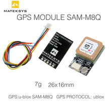 Matek-módulo GPS SAM-M8Q GLONASS Galileo QZSS SBAS, receptor con antena para Robots de sistema UAV RC FPV u otros proyectos 2024 - compra barato