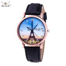 2018 Best Sell Women Watches Eiffel Tower Fashion Leather Band Analog Quartz Round WristWatch Clock relogio feminino reloj mujer 2024 - buy cheap