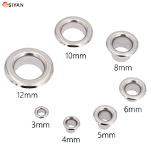 3 colors 3|4|5|6|8|10|12mm Scrapbooking Accessories Knitwear, Jeans, Apparel, Bags, Shoe Metal Iron Thickening Heighten Eyelets 2024 - buy cheap