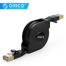 Плоский Ethernet-Кабель ORICO RJ45, Ethernet-шнур для маршрутизатора, ПК, ноутбука, ТВ-приставки, выдвижной патч-корд Cat6 2 м 2024 - купить недорого