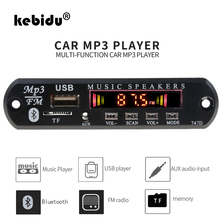 Mp3-плеер kebidu, Плата декодера, Bluetooth-приемник, FM-радио, TF, USB, 3,5 мм, AUX модуль, автомобильный комплект, аудио для Xiaomi MI, для IPhone 8 XS 2024 - купить недорого