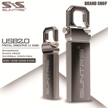 Suntrsi Metal USB Flash Drive 64GB Stain Steel Pendrive Waterproof High Speed Pen Drive 4GB 8GB 16GB 32GB USB Stick Flash Drive 2024 - buy cheap