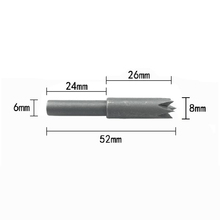 1pc 6mm Plum Blossom Thimble Drill Bit For Mini Lathe Machine DIY Woodworking Tools 2024 - buy cheap