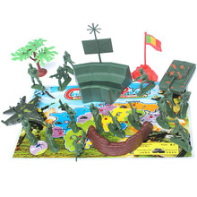 21Pcs Plastic Model Playset Toy Soldiers 5cm Action Figures Soldiers Army Sand Scene Model Sand Table Accs 2024 - buy cheap