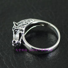 Импорт из Таиланда, кольцо из стерлингового серебра 925 пробы в стиле ретро, кольцо из конского серебра 2024 - купить недорого