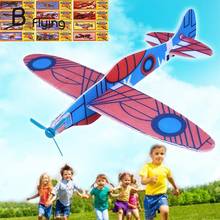 12 шт DIY ручной бросок планерный самолет модель детская игра игрушки Пена Самолет 2024 - купить недорого