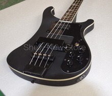 Shelly new store custom RK 4003 bass 4 strings rick black tremolo white binding electric bass guitar musical instrument shop 2024 - buy cheap