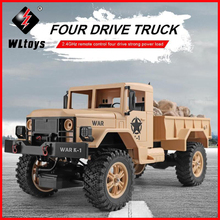 WLtoys-Camión Militar de Control remoto todoterreno a Control remoto para niños, juguete para regalo, 124301, 2,4 Ghz, 1/12, 4WD 2024 - compra barato