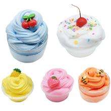 60/100ml Fruit Ice Cream Slime Mud Clay Craft Stress Reliever Sludge Kids Toy 2024 - buy cheap