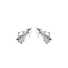 Sparkling Arrow Earring Studs Sterling silver Jewelry Earrings For Woman Make Up Valentine's day Gift Fashion Earrings 2024 - buy cheap