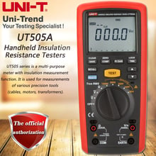 UNI-T UT505A Handheld Insulation Resistance Tester True RMS Insulation Resistance Multimeter 1000V Megohmmeter LCD Backlight 2024 - buy cheap